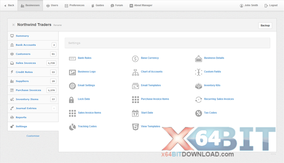 Manager screenshot Manager screenshot