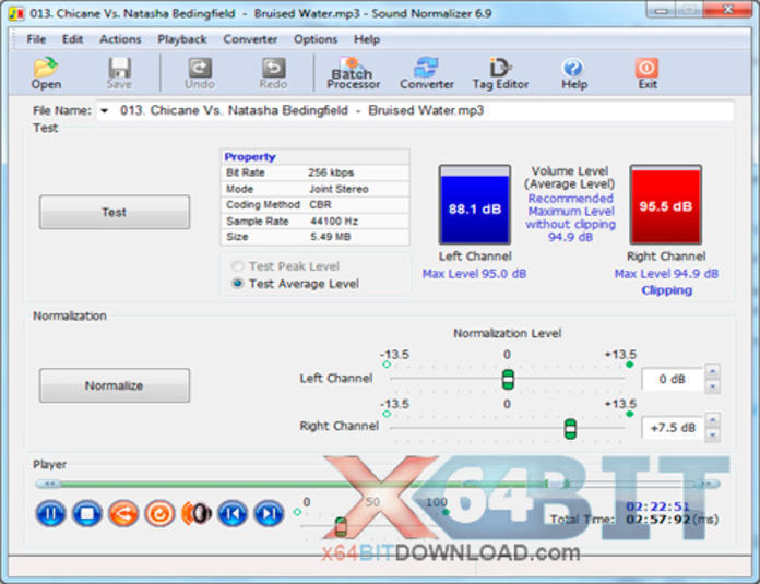 Sound Normalizer screenshot