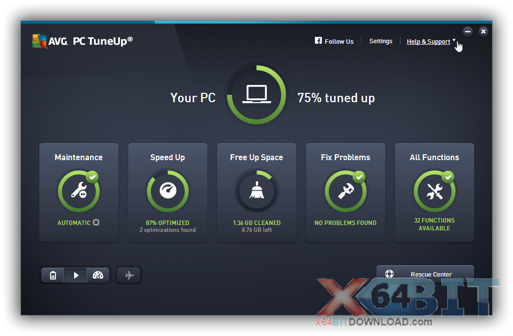 AVG-PC Tuneup screenshot AVG-PC Tuneup screenshot