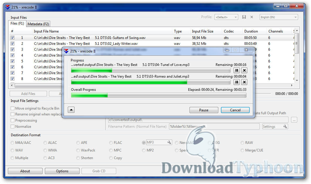 XRECODE III 1.100 full XRECODE full screenshot