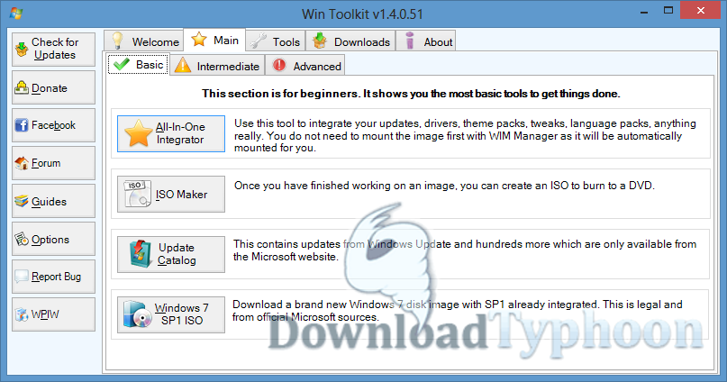Win Toolkit 1.7.0.14 full Win Toolkit full screenshot