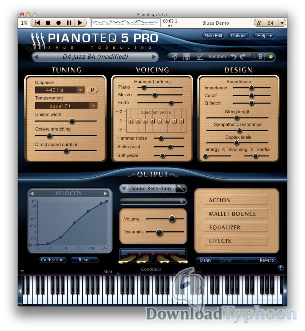 Pianoteq 6.5.1 full Pianoteq full screenshot