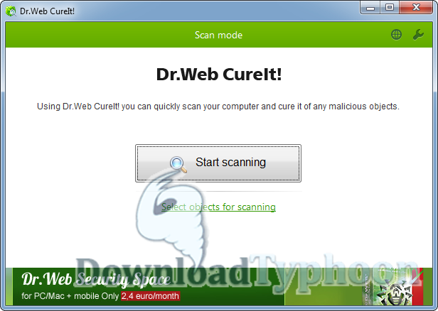 Dr.Web CureIt! 05 May 2020 full Dr.Web CureIt! full screenshot