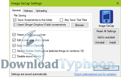 Image DeCap 1.26 full Image DeCap full screenshot