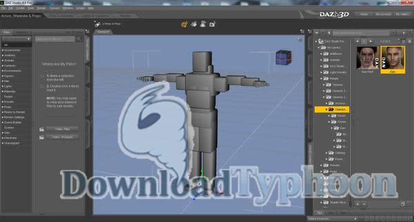 DAZ Studio 4.10.0.123 full DAZ Studio full screenshot