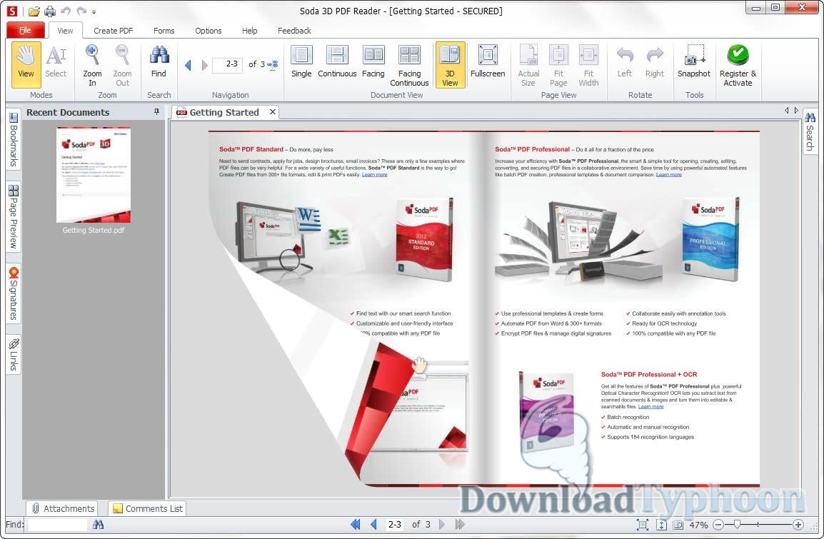 Soda PDF 3D Reader 7.2.03.22591 full Soda PDF 3D Reader full screenshot