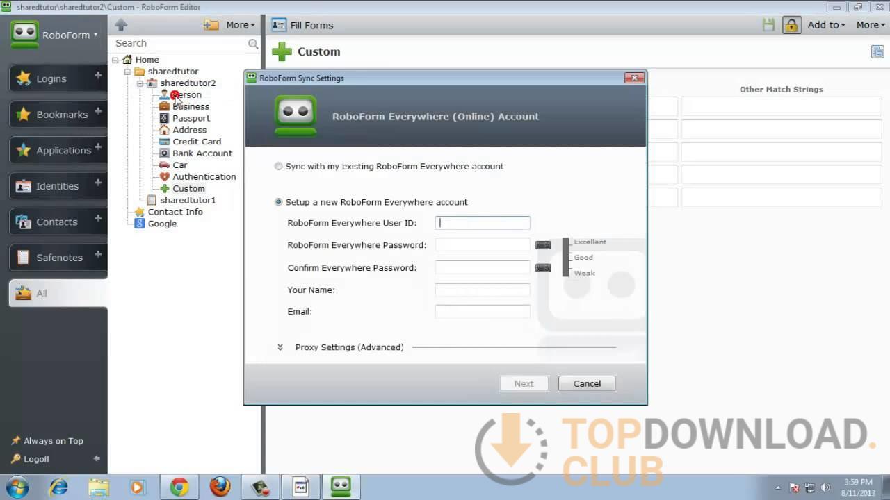RoboForm2Go software