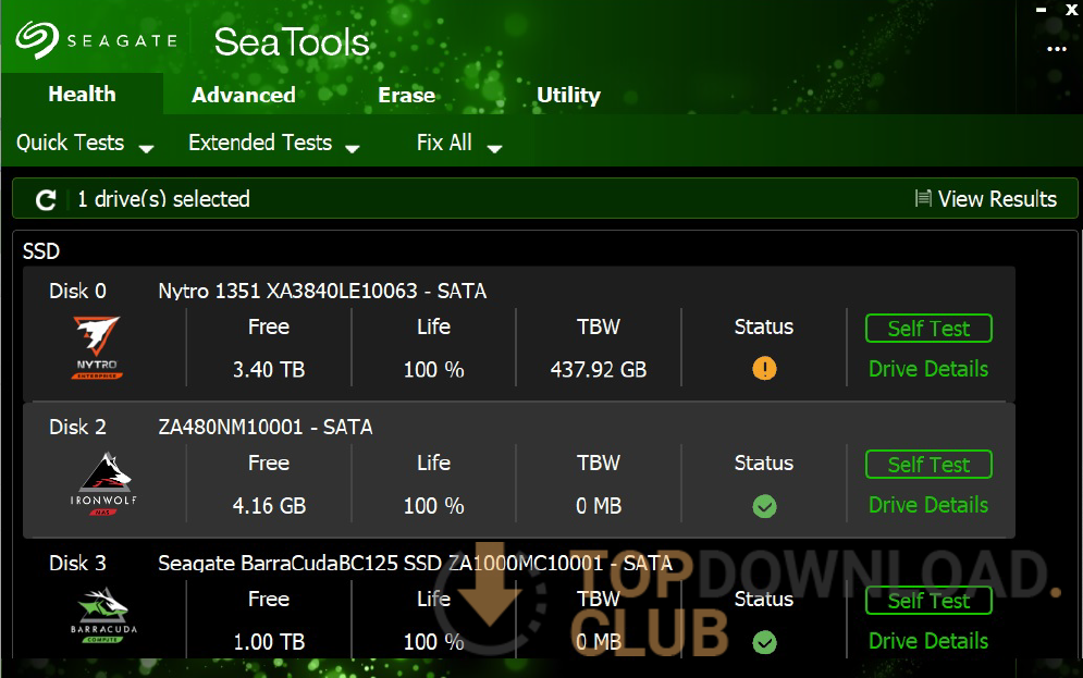 SeaTools for Windows software
