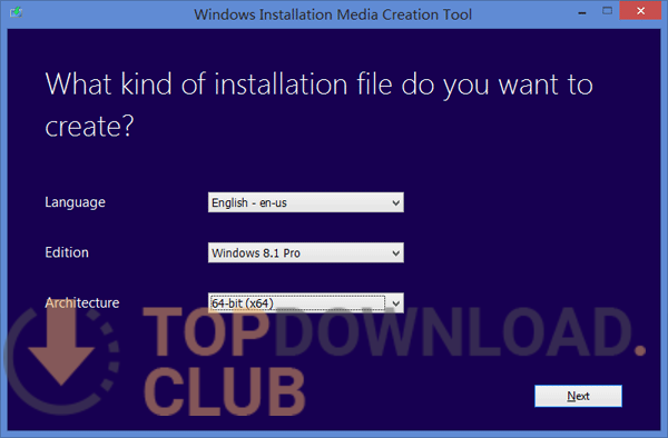 Media Creation Tool software