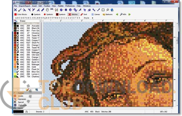 WinStitch software