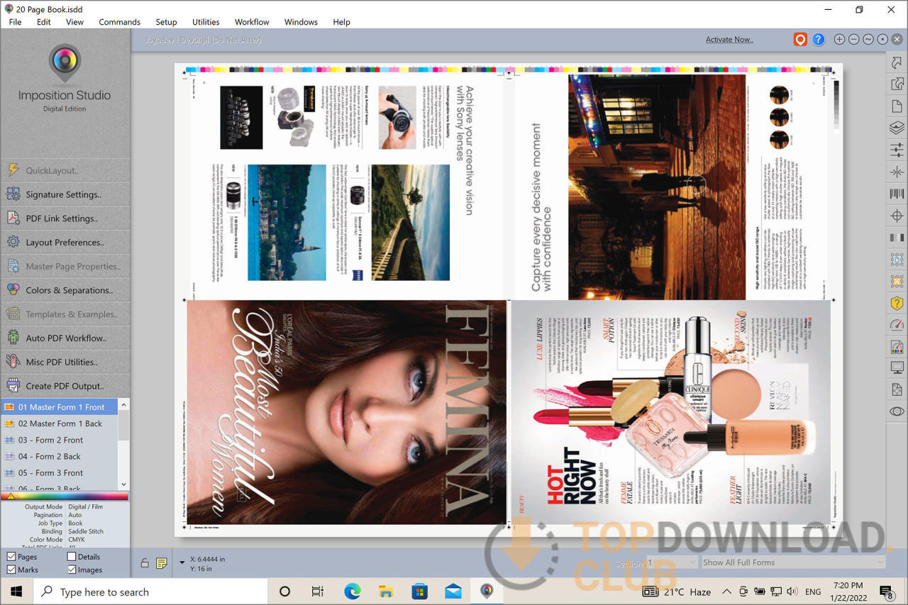 Imposition Studio software