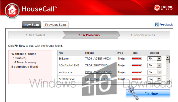 Windows 10 Trend Micro HouseCall full