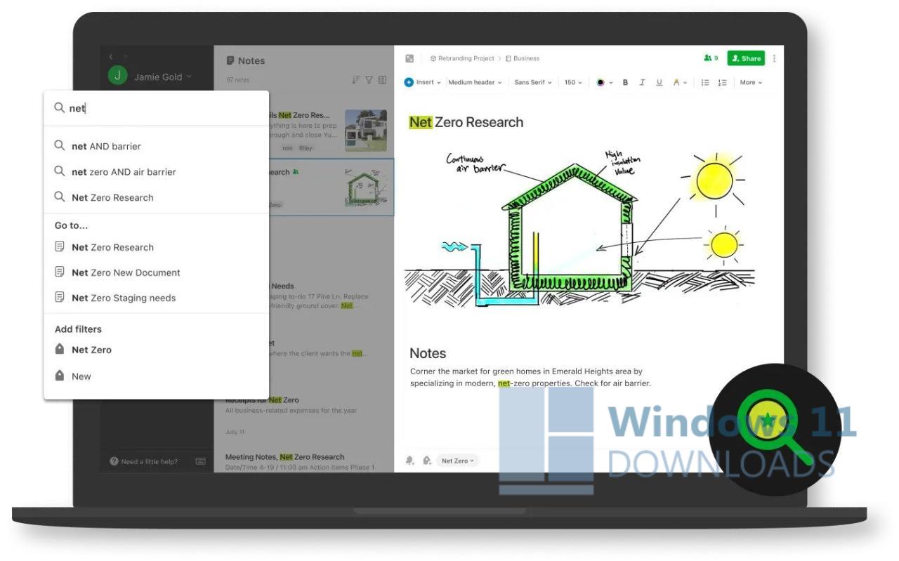 EverNote Windows 11 download