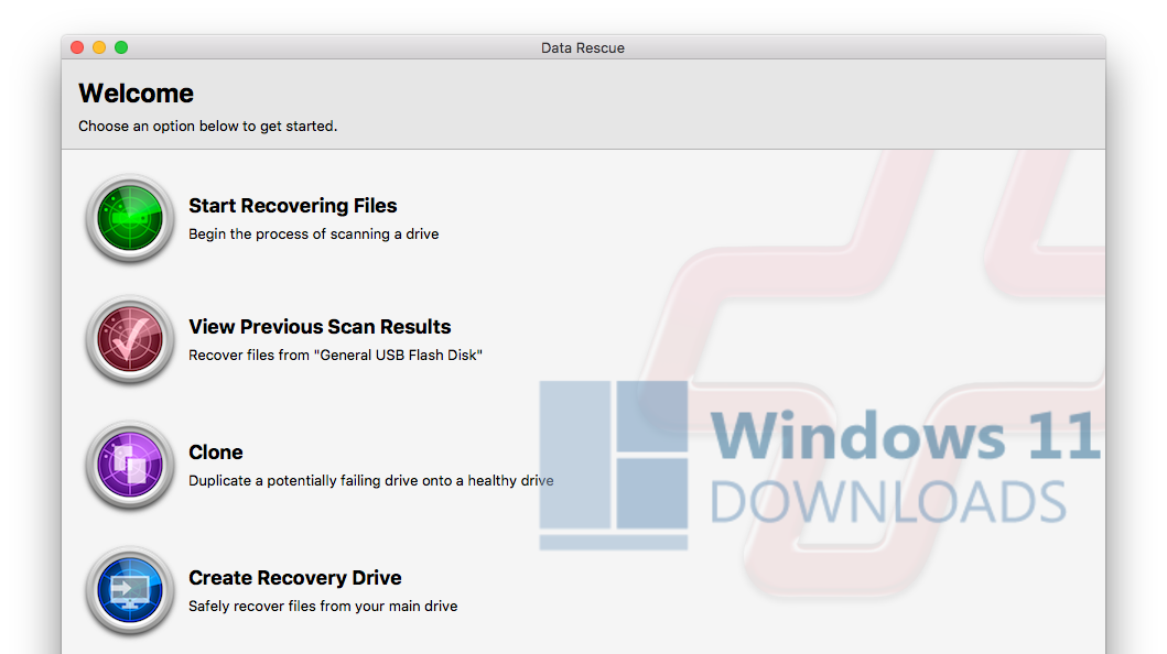 Data Rescue PC Windows 11 download