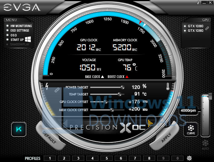 EVGA Precision Windows 11 download