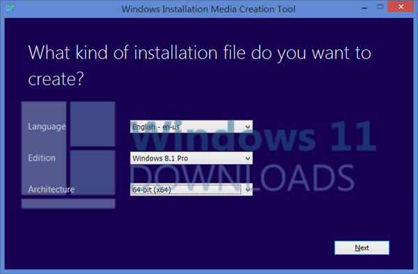 Media Creation Tool Windows 11 download