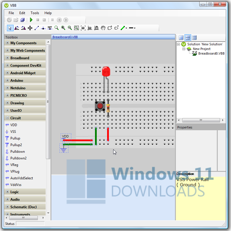 VirtualBreadboard Windows 11 download