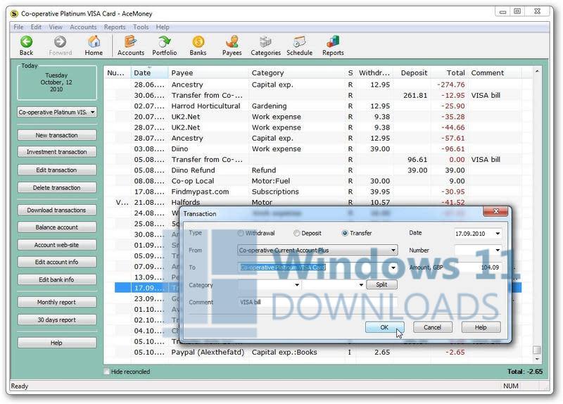 AceMoney Lite Windows 11 download