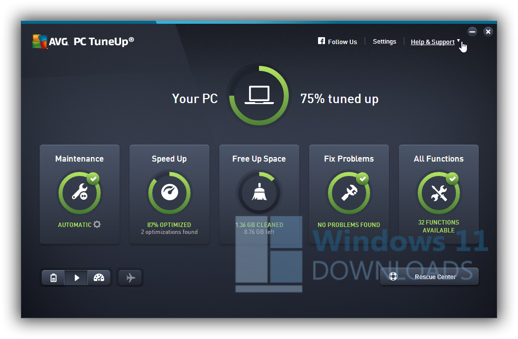 AVG-PC Tuneup Windows 11 download
