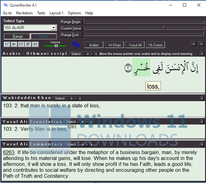 QuranReciter Windows 11 download