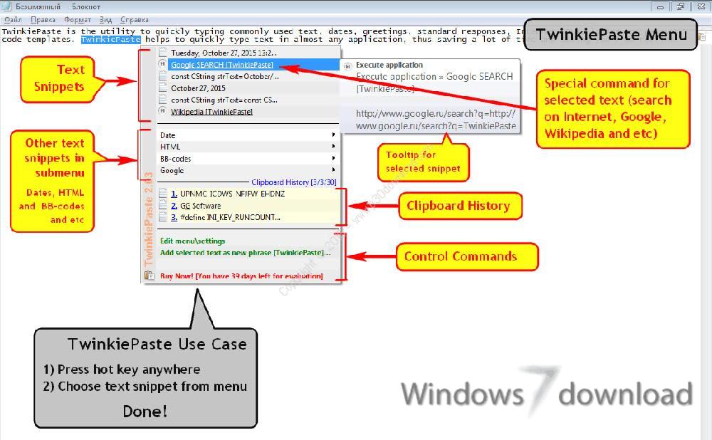 Windows 7 TwinkiePaste Portable 3.60 B710 full