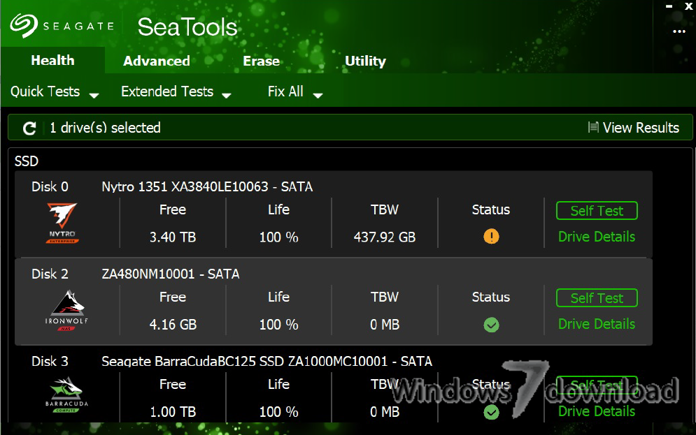 SeaTools for Windows 5.1.182 full Windows 7 SeaTools for Windows 5.1.182 full