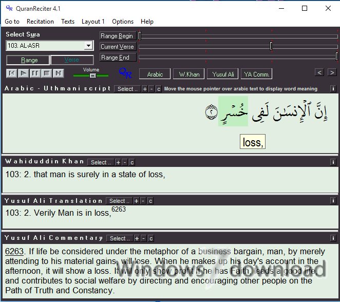 QuranReciter 4.1 full Windows 7 QuranReciter 4.1 full
