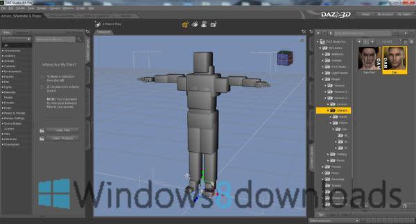 Windows 8 DAZ Studio full