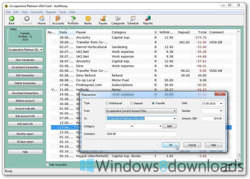 Windows 8 AceMoney full