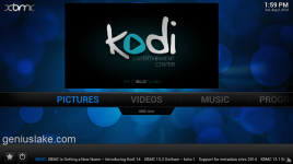 Kodi screenshot