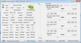 NVIDIA Inspector screenshot
