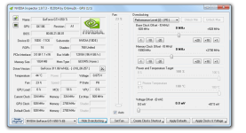 NVIDIA Inspector screenshot