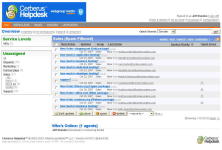 Cerberus Helpdesk screenshot