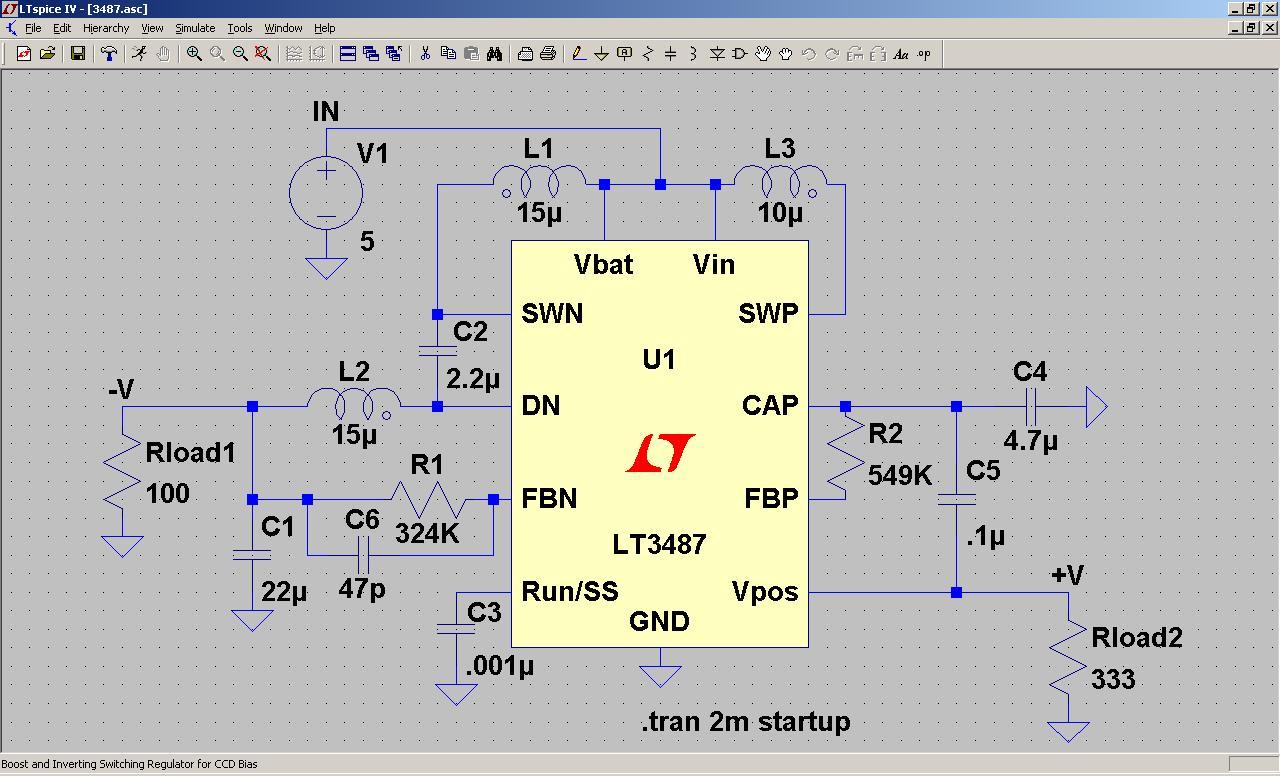 LTspice IV freeware screenshot