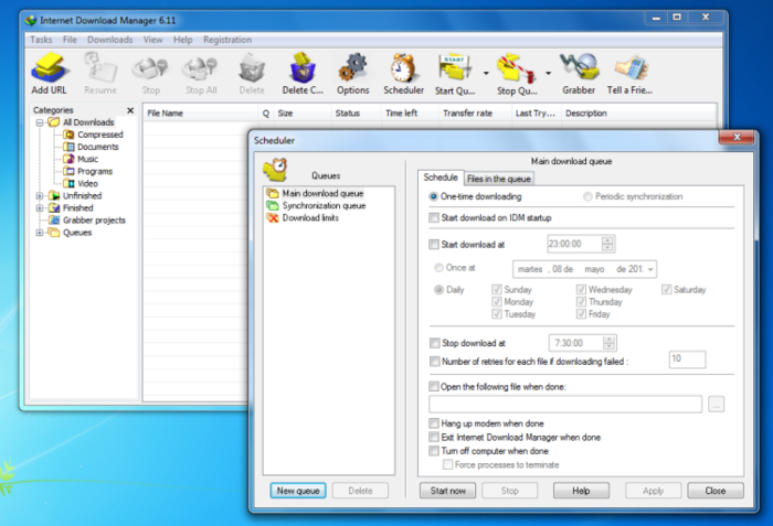 Internet Download Manager screenshot