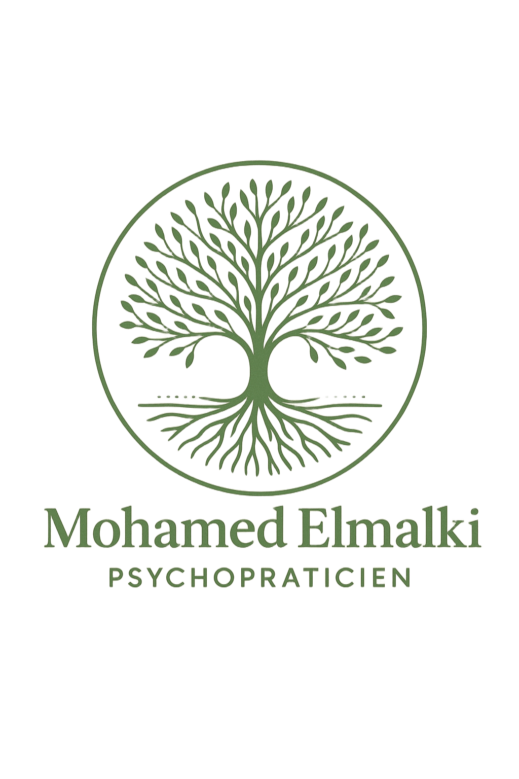 Logo for Mohamed Elmalki in the footer