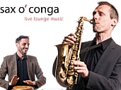 Saxophonist - sax o' conga - Solo, Duo, mit Sängerin & DJ