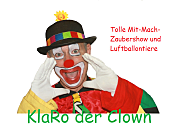KlaRo der Clown + Zauberer
