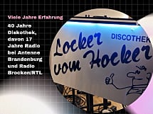 Thomas Ruppel Diskothek "Locker vom Hocker"