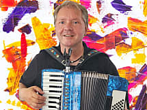 Akkordeonist Pelle Wolter Musiker Alleinunterhalter Sänger