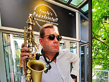 Saxophonist Pablo Martínez