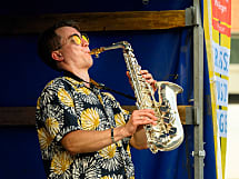 Saxophonist und DJ Ivan Tumanov