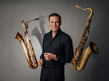 Saxophonist David Milzow