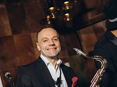 Saxophonist Viktor Liakh