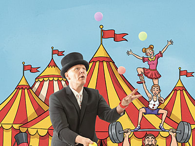 Børne & familie Underholdning & Events med "Magiske Happy" - jonglering, trylleri samt ballondyr 2026