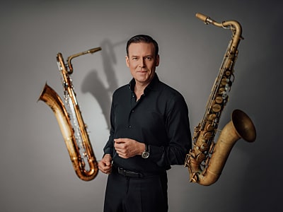 Saxophonist David Milzow