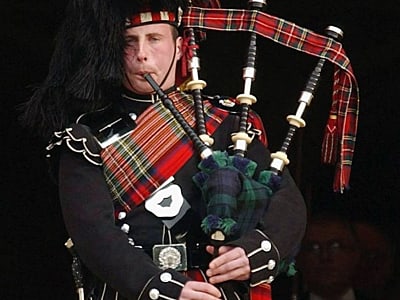 Dudelsackspieler Greven- Militär Piper