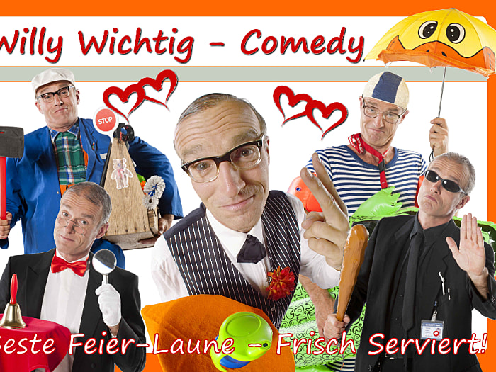 Willy Wichtig - Comedy: Butler, Kellner, Hausmeister, Security, Polizist ....