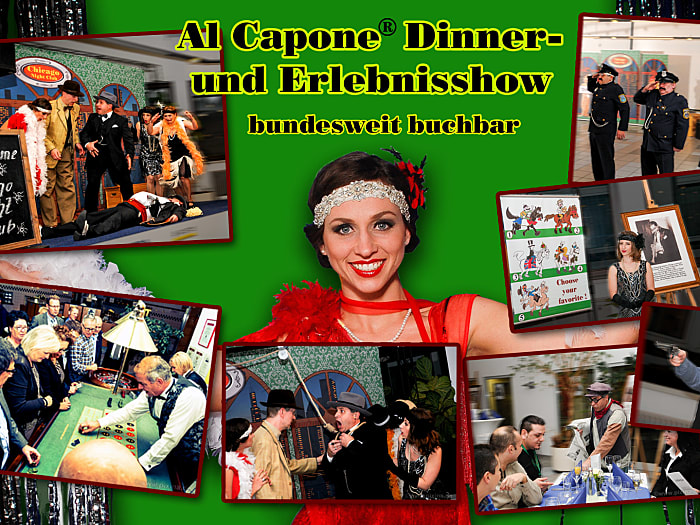 Al Capone Dinner- & Erlebnisshow - 20er Jahre Gangster-Party