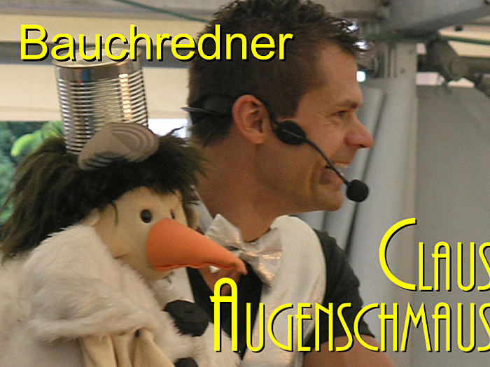 Bauchredner Claus Augenschmaus